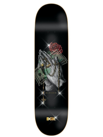 DGK ROSARY LENTICULAR SKATEBOARD DECK 8"
