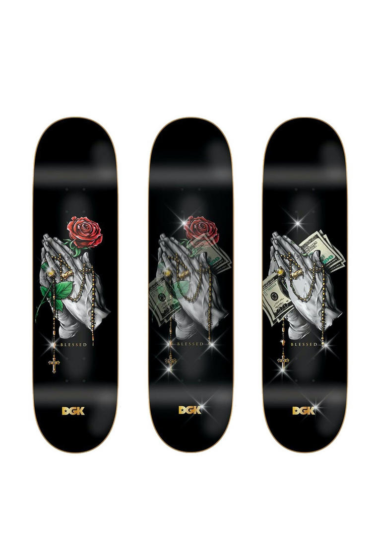 DGK ROSARY LENTICULAR PLANCHE DE SKATEBOARD 8"
