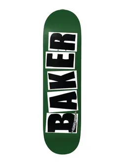 Baker Skateboards BRAND LOGO SKATEBOARD DECK FOREST GREEN