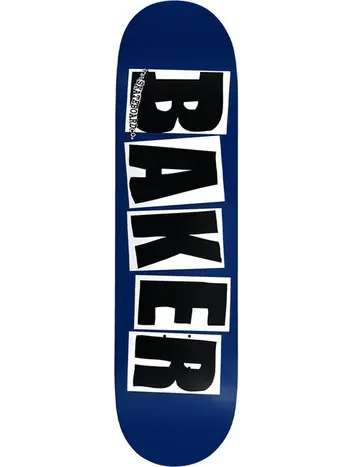 Baker Skateboards BRAND LOGO SKATEBOARD DECK NAVY