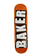 Baker Skateboards BRAND LOGO VENEERS B2 SHAPE WHITE/ORANGE 8.25"