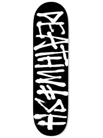 Deathwish Skateboards DEATHSPRAY SKATEBOARD DECK BLACK/WHITE 8.38"