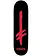 Deathwish Skateboards GANG SPRAY SKATEBOARD DECK BLACK/RED 8"