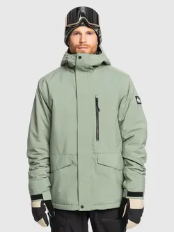 Quiksilver HOMMES MISSION SOLID SNOW JACKET SEA SPRAY