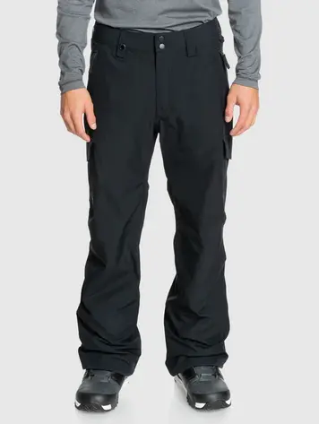 Quiksilver HOMMES PORTER SNOW PANTS BLACK