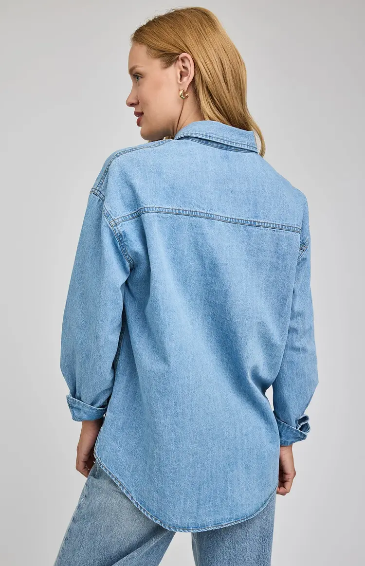 Gentle fawn FEMMES WHITNEY DENIM BUTTON DOWN SHIRT