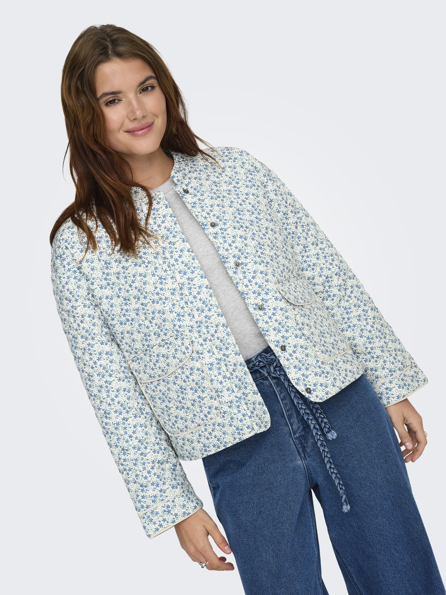 Only FEMMES HALLIE QUILTED JACKET