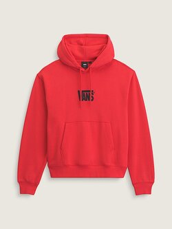Vans MEN'S STRETCH LOGO PULLOVER HOODIE CRIMSON HAZE