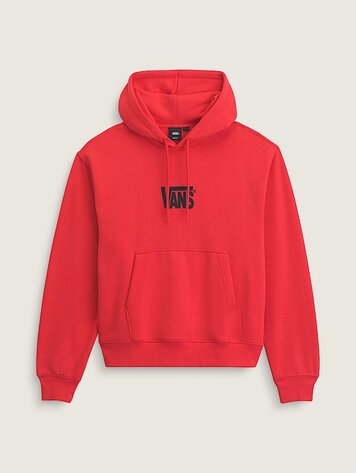 Vans HOMMES STRETCH LOGO PULLOVER HOODIE CRIMSON HAZE