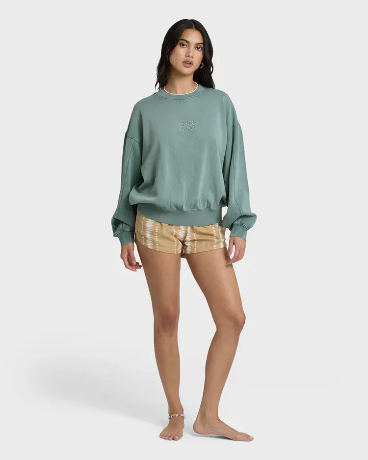 Billabong FEMMES BLEACHED OUT KENDAL CREWNECK SWEATSHIRT