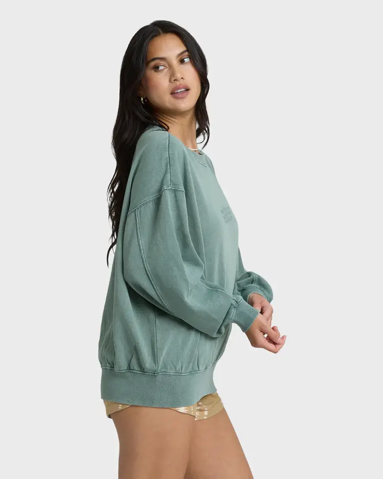 Billabong FEMMES BLEACHED OUT KENDAL CREWNECK SWEATSHIRT