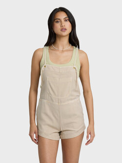 Billabong FEMMES WILD PURSUIT OVERALL SOLID OATMEAL