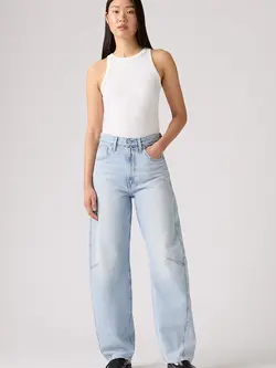 Levis FEMMES CINCH BARREL 31 JEANS ABRAIDED ART