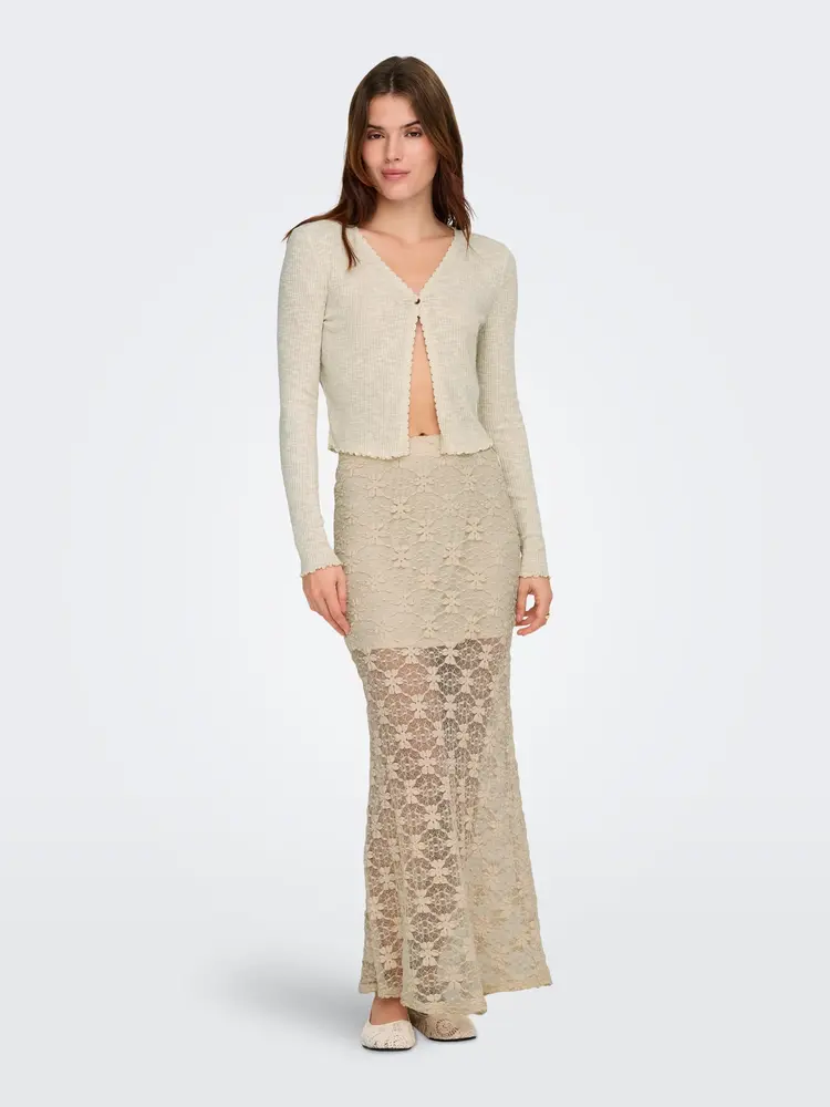 Only WOMEN'S NICOLE L/S SCALLOP CARDIGAN