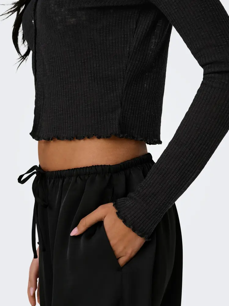 Only WOMEN'S NICOLE L/S SCALLOP CARDIGAN