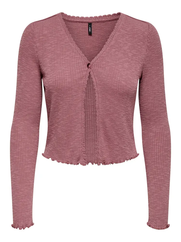 Only FEMMES NICOLE L/S SCALLOP CARDIGAN