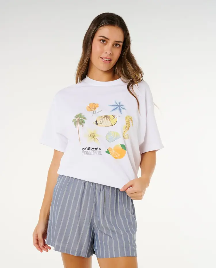 RIP CURL WOMEN'S BEACH DAYS PINSTRIPE SHORT