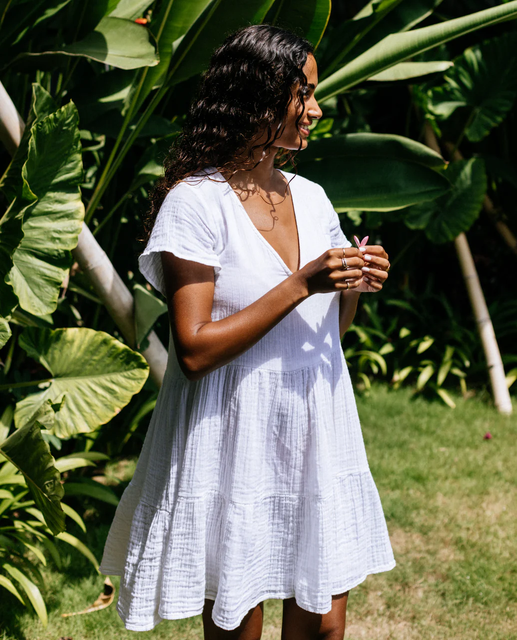 RIP CURL FEMMES PREMIUM SURF SHORT SLEEVE DRESS