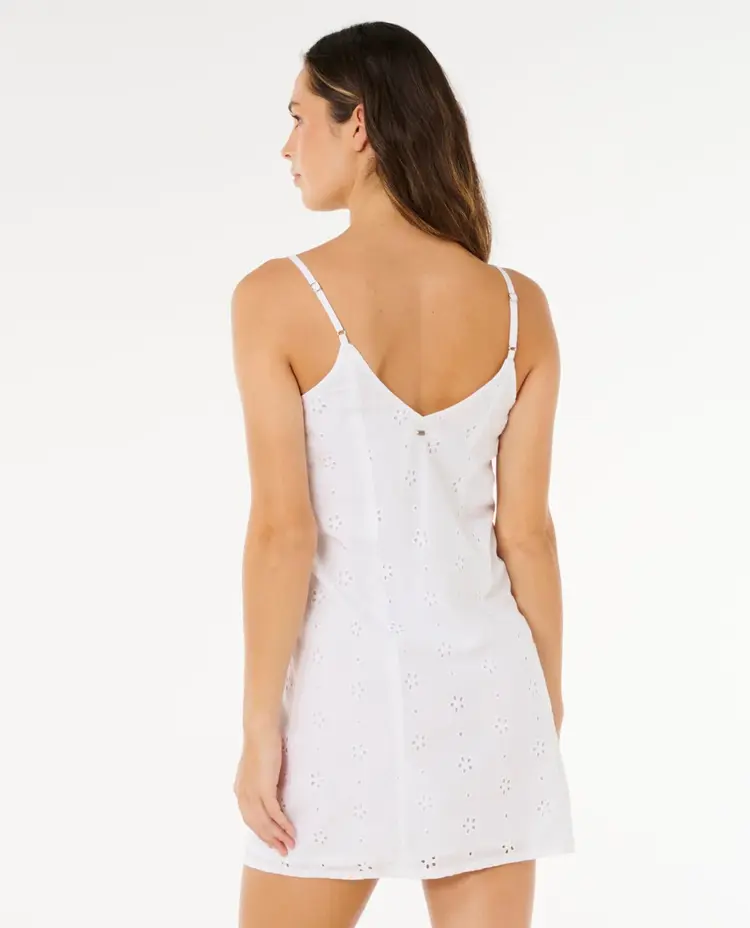 RIP CURL FEMMES OASIS BRODERIE SLIP DRESS