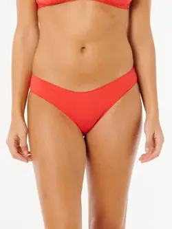 RIP CURL FEMMES CLASSIC SURF CHEEKY COVERAGE BAS DE BIKINI RED