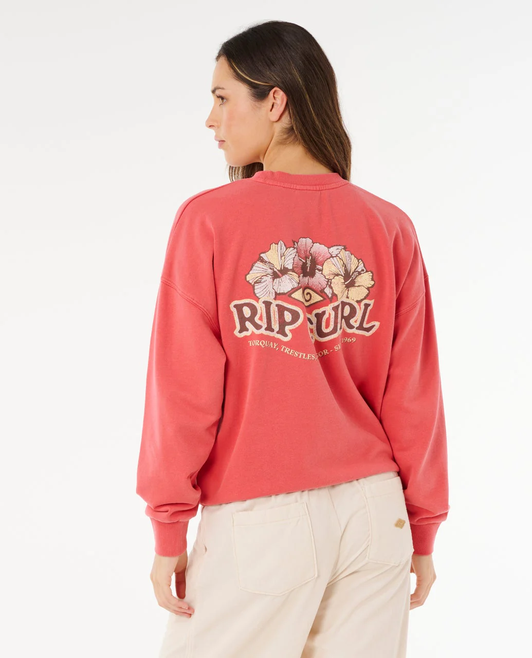 RIP CURL FEMMES BELLS HERITAGE CREW FLEECE