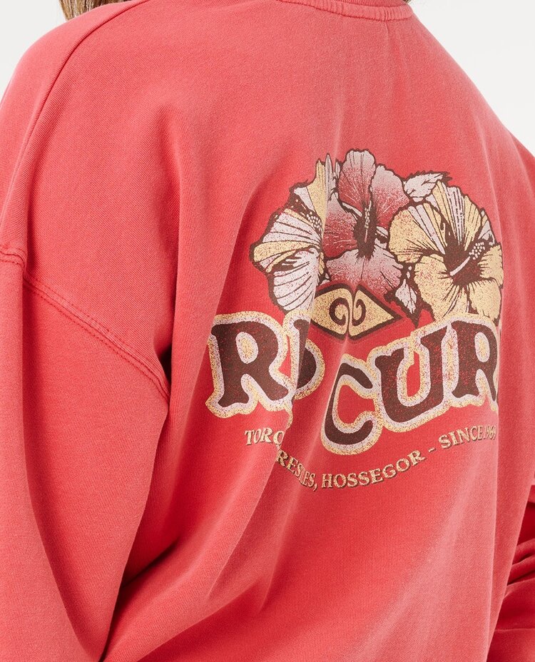 RIP CURL FEMMES BELLS HERITAGE CREW FLEECE