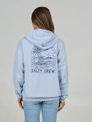 Salty crew WOMEN'S ARCHWAY ZIP HOODY FOG