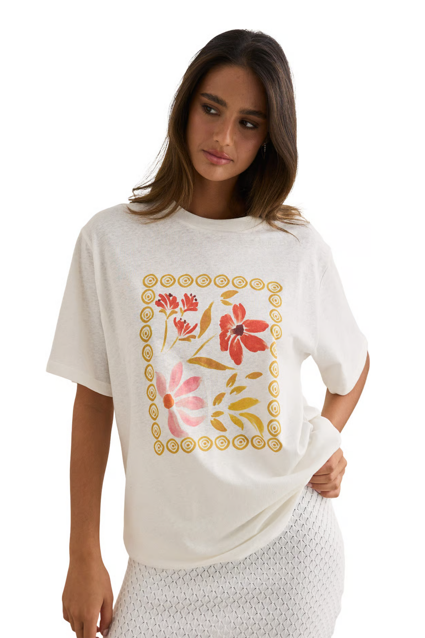 Rhythm WOMEN'S WILDFLOWER OVERSIZED T-SHIRT