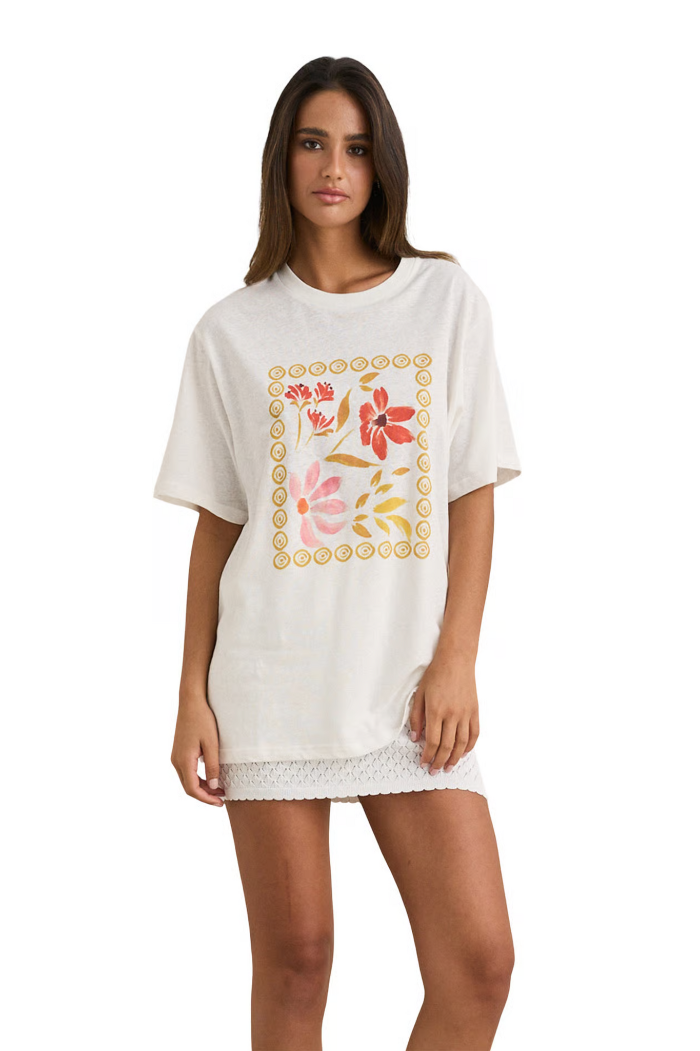 Rhythm WOMEN'S WILDFLOWER OVERSIZED T-SHIRT