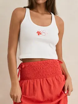 Rhythm WOMEN'S RHYTHM TANK WHITE