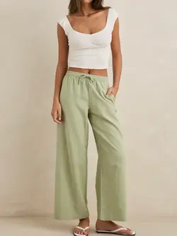 Rhythm WOMEN'S DOLLY BEACH PANT PALM