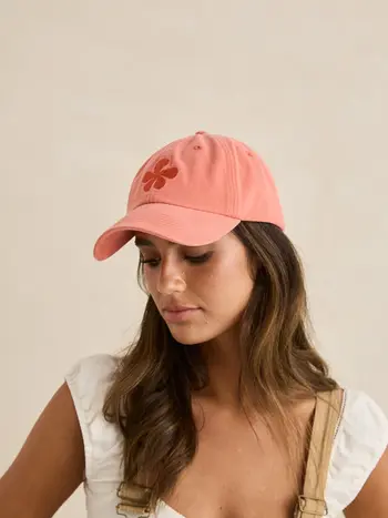 Rhythm WOMEN'S MELIA FLORAL CAP DUSTY RED