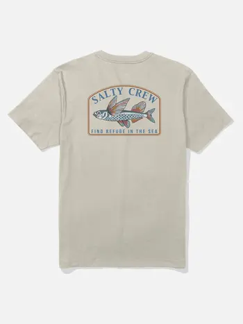 Salty crew MEN'S FLY HOME SS TEE BONE