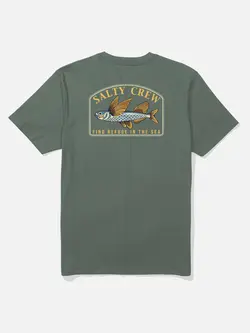 Salty crew MEN'S FLY HOME SS TEE LAUREL WREATH