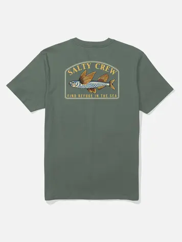Salty crew MEN'S FLY HOME SS TEE LAUREL WREATH