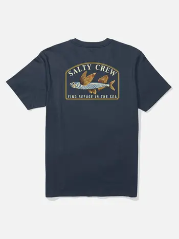 Salty crew MEN'S FLY HOME SS TEE NAVY