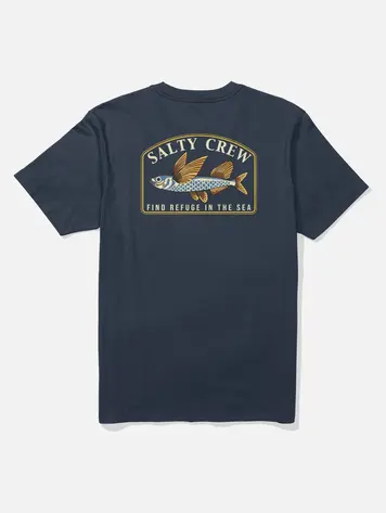 Salty crew HOMMES FLY HOME SS TEE NAVY