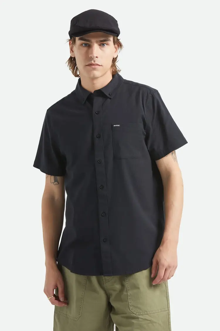 Brixton HOMMES SANFORD OXFORD SHORT SLEEVE SHIRT