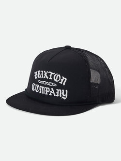 Brixton CHAINS NETPLUS TRUCKER HAT BLACK/BLACK
