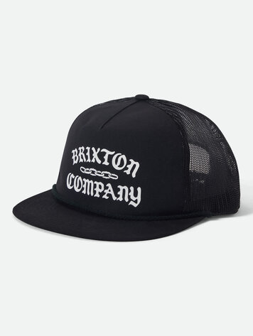 Brixton CHAINS NETPLUS TRUCKER HAT BLACK/BLACK