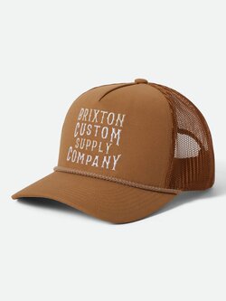 Brixton WHEATON NETPLUS TRUCKER HAT COPPER/COPPER
