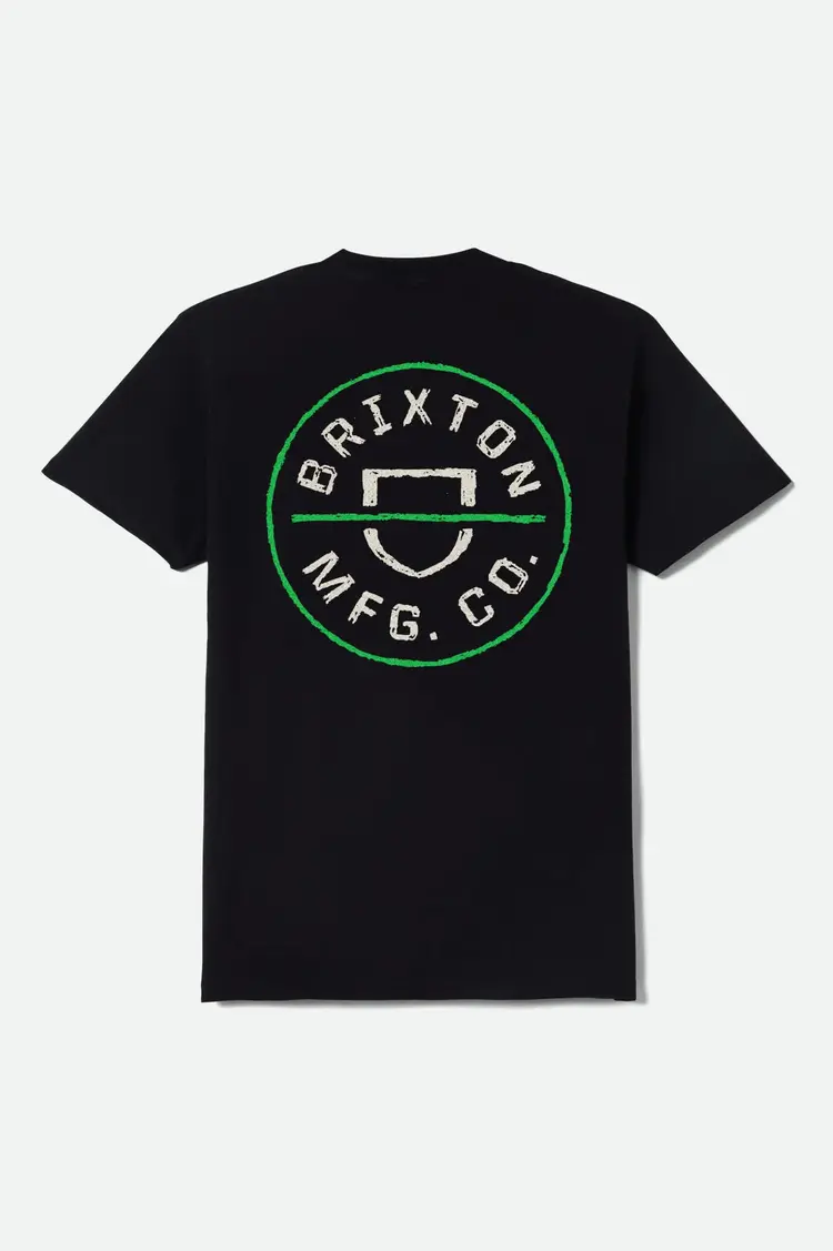 Brixton HOMMES CREST II SHORT SLEEVE STANDARD TEE