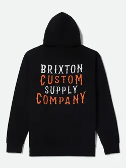 Brixton MEN'S WHEATON HOODIE BLACK