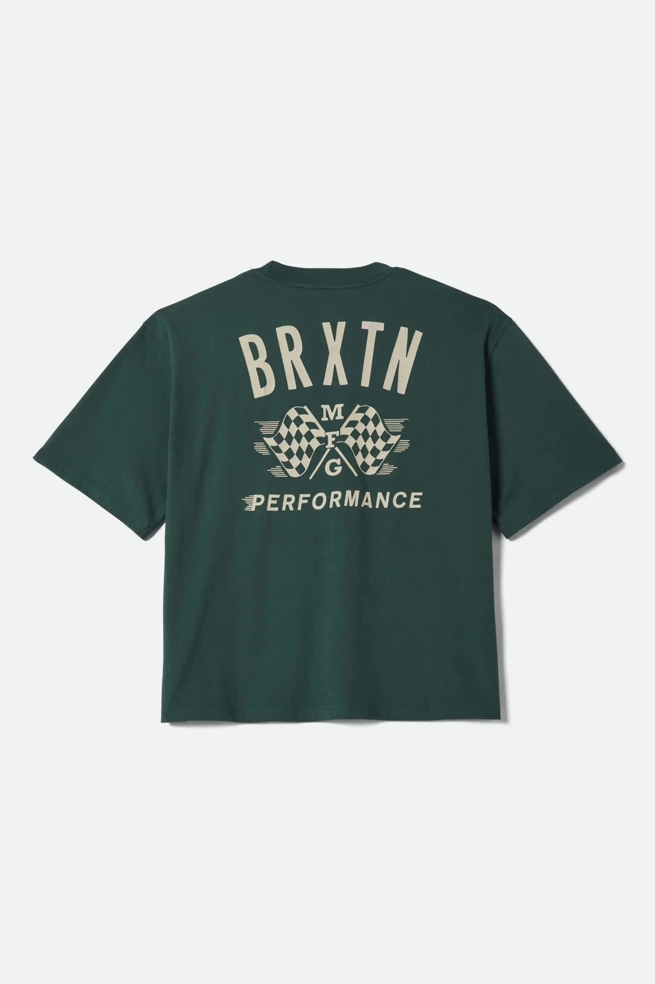 Brixton MEN'S PRIMARY SS CROPPED TEE