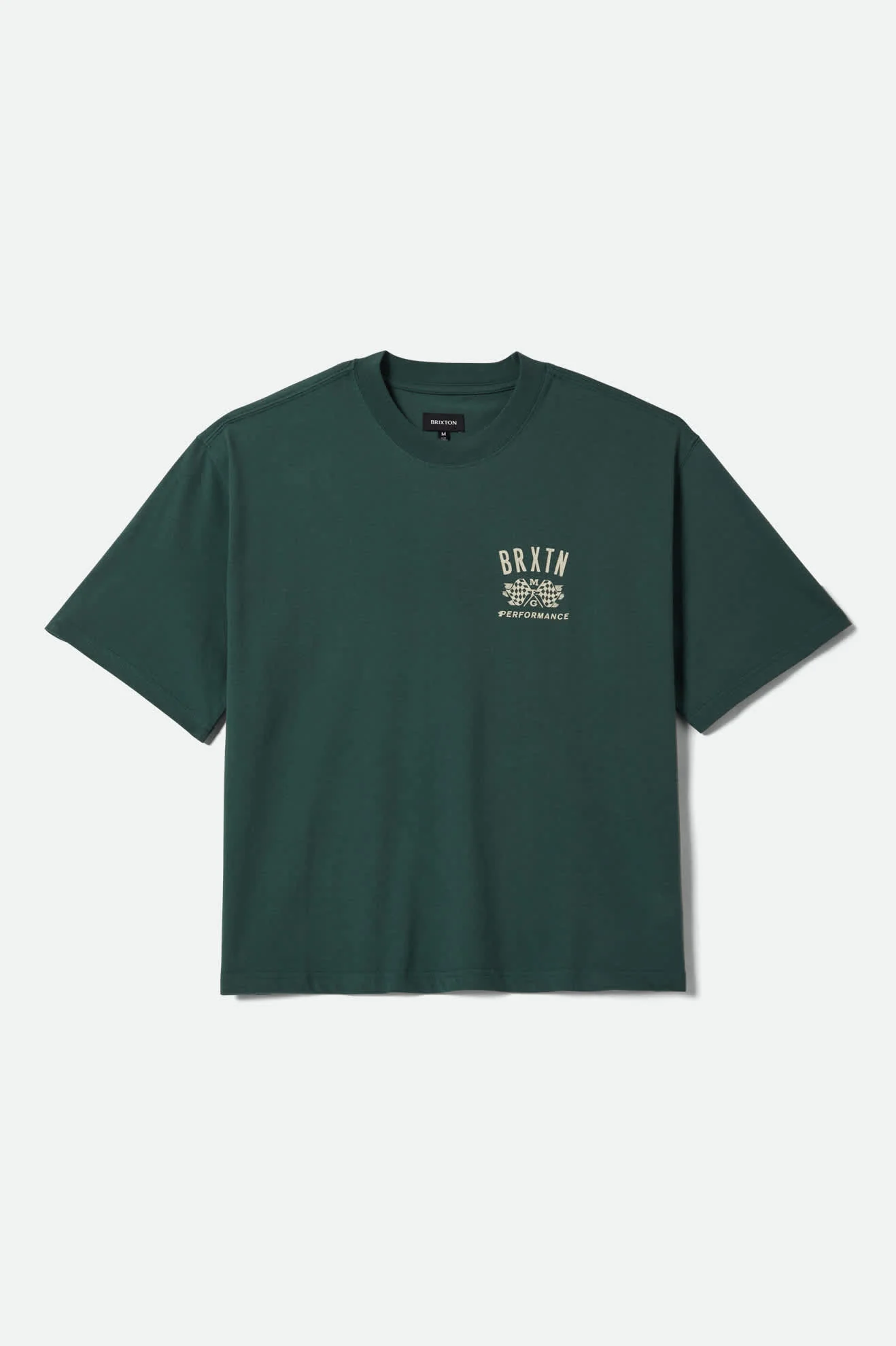 Brixton MEN'S PRIMARY SS CROPPED TEE