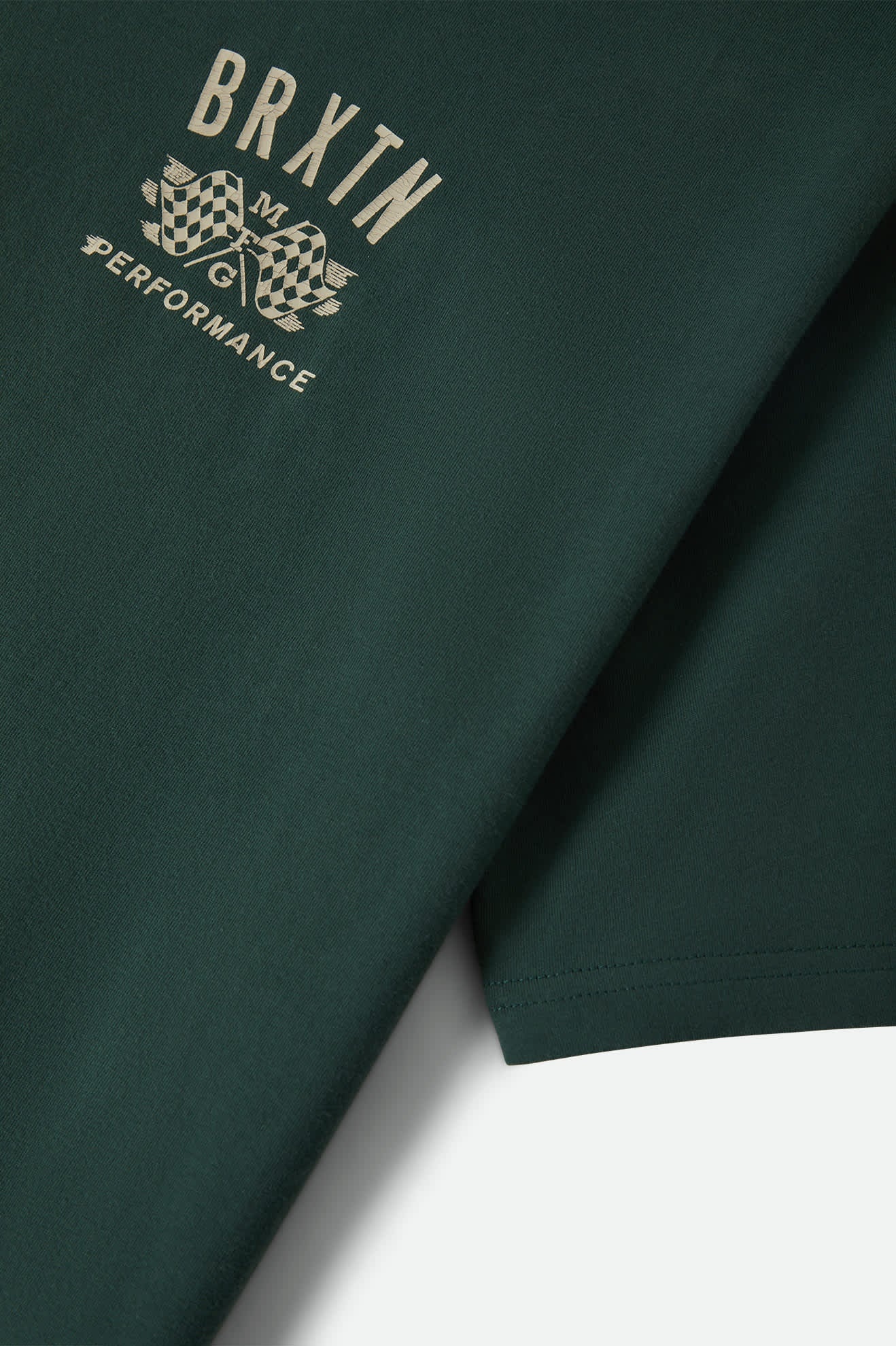 Brixton MEN'S PRIMARY SS CROPPED TEE