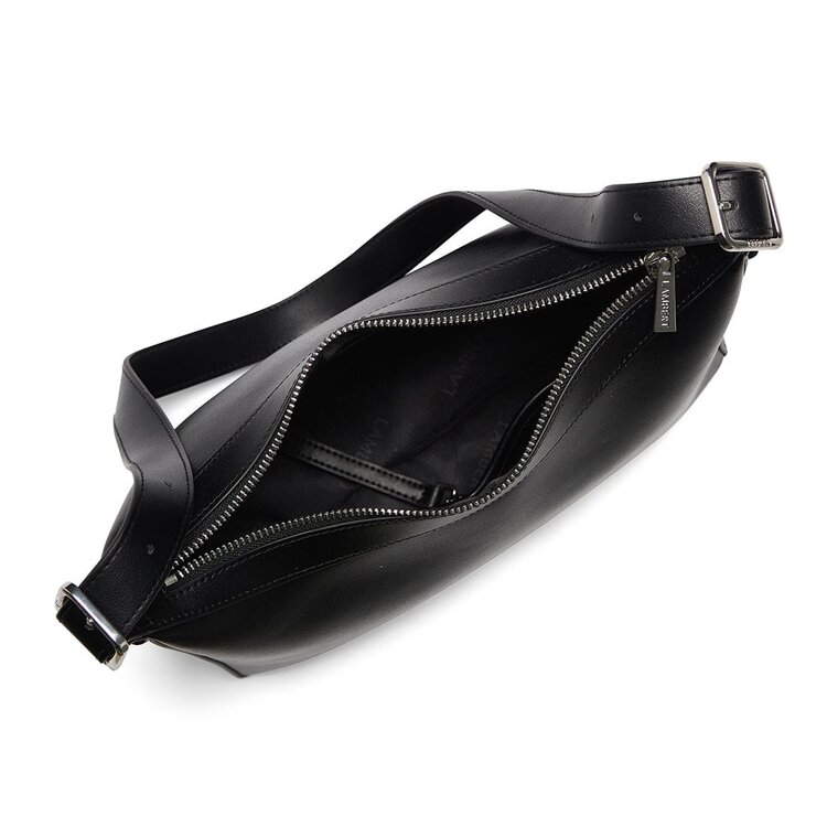 Lambert LE AUDREY SAC À MAIN 2-EN-1 CUIR VEGAN NOIR