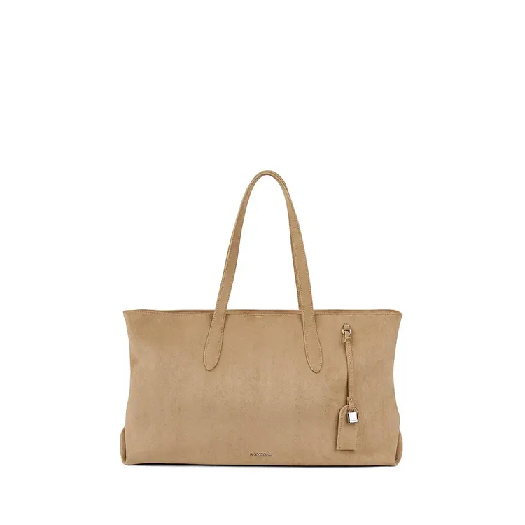 Lambert LE BRITNEY SAC FOURRE-TOUT SUEDE VEGAN BEIGE