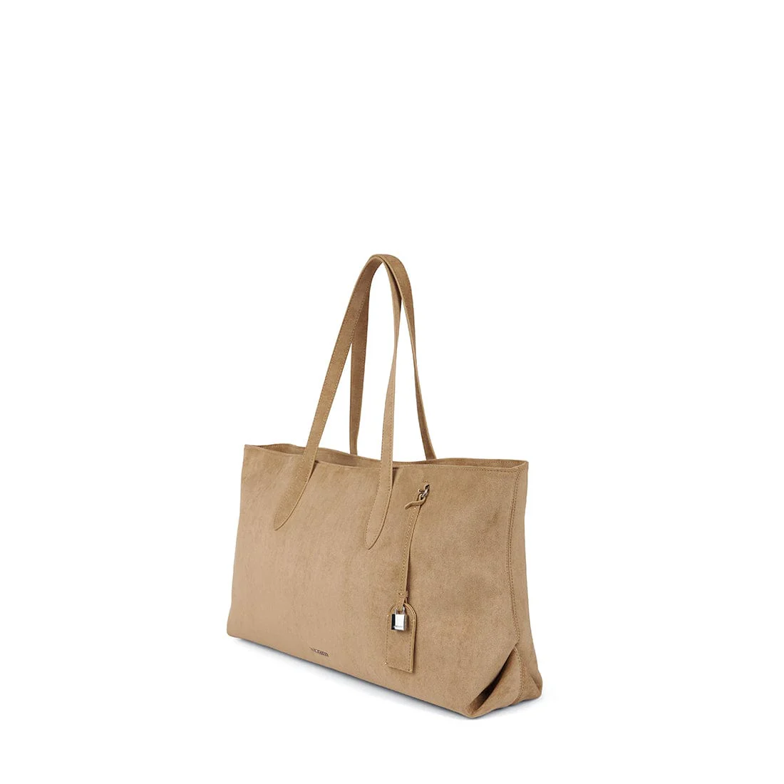 Lambert THE BRITNEY VEGAN SUEDE TOTE BAG BEIGE