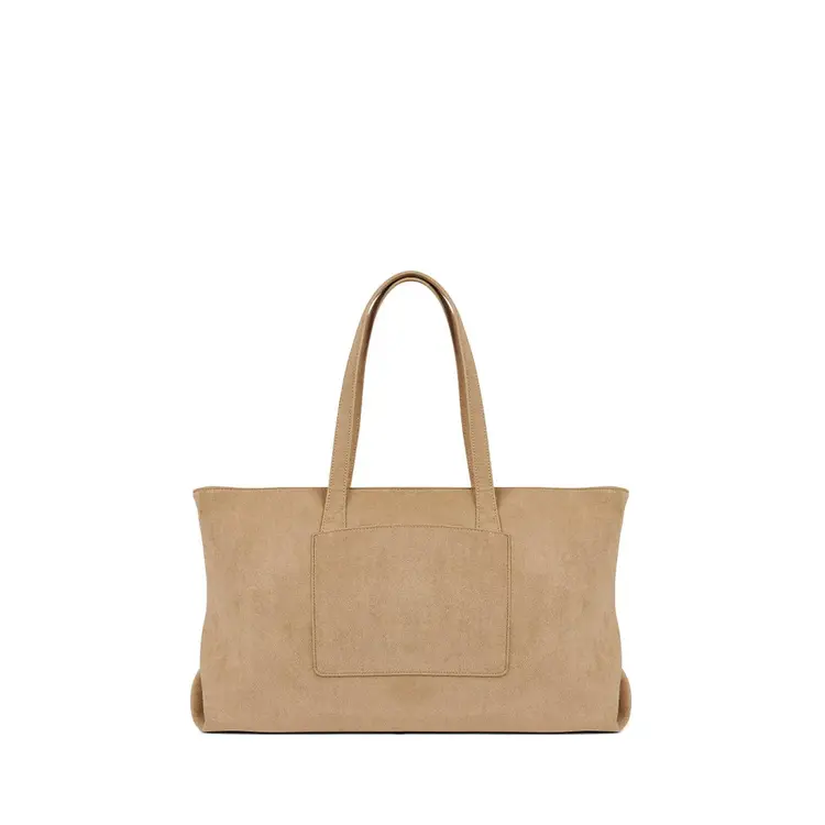 Lambert THE BRITNEY VEGAN SUEDE TOTE BAG BEIGE